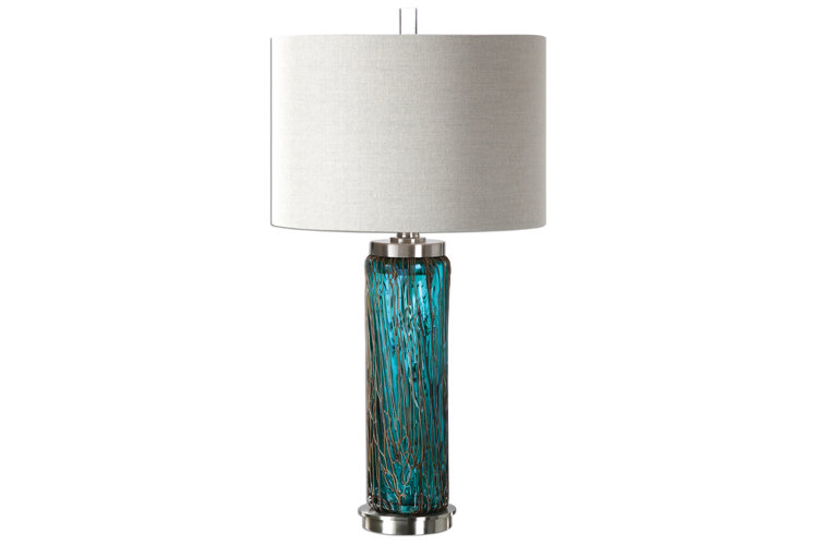 Wayfair store blue lamps